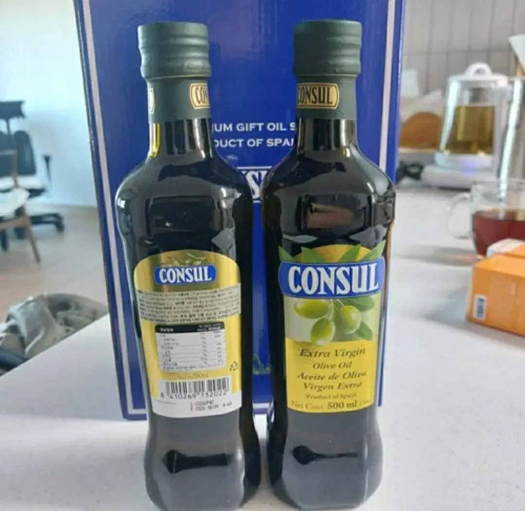 콘술 consul  올리브유 500ml 2p 명절 선물세트 올리브오일